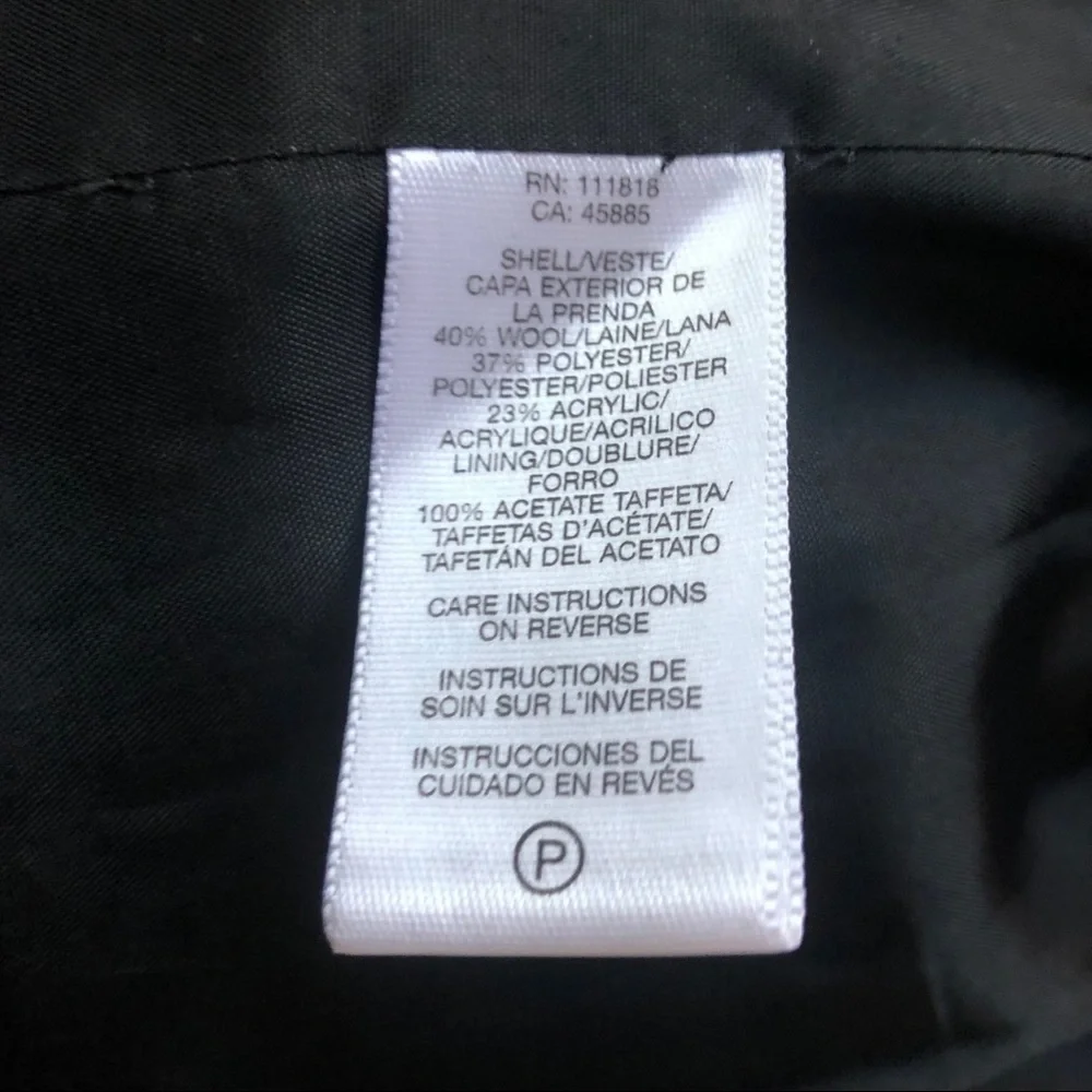 Micheal Kors black and white tweeted blazer jacket